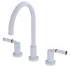 Rubinet Widespread Kitchen Set White