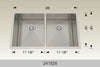 Bosco 241826 26" Stainless Steel Double Bowl Kitchen Sink