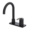 Rubinet 4" Centre Single Control Lav. Set. (less drain) Matt Black