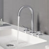 Concetto™ 8" Widespread 2-Handle L-Size Bathroom Faucet 1.2 Gpm - Golzar Home