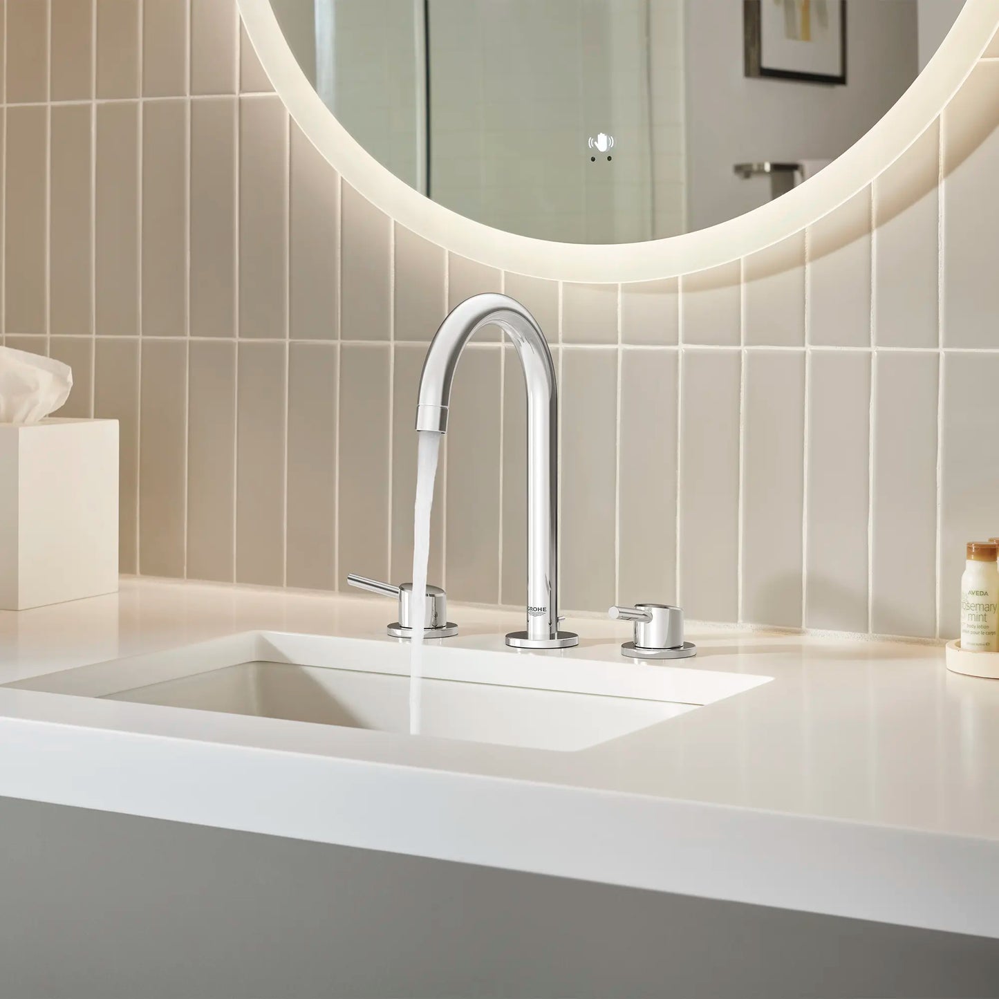 Concetto™ 8" Widespread 2-Handle L-Size Bathroom Faucet 1.2 Gpm - Golzar Home