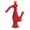 Rubinet Single Control Bidet Fitting (less drain) Red