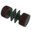 Rubinet Shower Door Knob (set) Green Envy