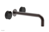 CIRC - 10" Wall Lavatory Set , Marble Handles 250-13-10