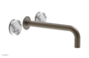 CIRC - 10" Wall Tub Set - White Marble Handles 250-58-10
