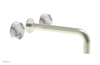 CIRC - 10" Wall Lavatory Set , Marble Handles 250-13-10
