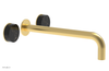 CIRC - 12" Wall Tub Set - Black Marble Handles 250-58-12