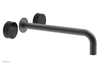 CIRC - 12" Wall Tub Set - Black Marble Handles 250-58-12