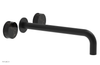 CIRC - 12" Wall Tub Set - Black Marble Handles 250-58-12