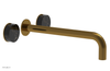 CIRC - 12" Wall Tub Set - Black Marble Handles 250-58-12