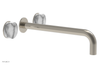 CIRC - 12" Wall Tub Set - White Marble Handles 250-58-12