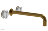 CIRC - 12" Wall Tub Set - White Marble Handles 250-58-12