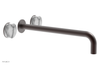 CIRC - 14" Wall Tub Set - White Marble Handles 250-58-14
