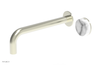 CIRC - 10" Single Handle Wall Lavatory Set - White Marble Handle 250-17-10