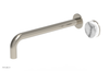 CIRC - 12" Single Handle Wall Lavatory Set - White Marble Handle 250-17-12