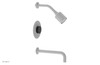 CIRC 10" Pressure Balance Tub and Shower Set - Marble Handle 250-28-10