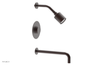 CIRC 12" Pressure Balance Tub and Shower Set - Round Handle 250-26-12