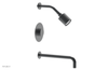 CIRC 12" Pressure Balance Tub and Shower Set - Round Handle 250-26-12