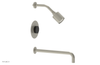 CIRC 14" Pressure Balance Tub and Shower Set - Marble Handle 250-28-14