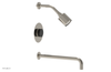 CIRC 14" Pressure Balance Tub and Shower Set - Marble Handle 250-28-14