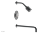 CIRC 14" Pressure Balance Tub and Shower Set - Marble Handle 250-28-14