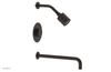CIRC 14" Pressure Balance Tub and Shower Set - Round Handle 250-26-14