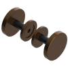 Rubinet Shower Door Knob (set) Tuscan Brass