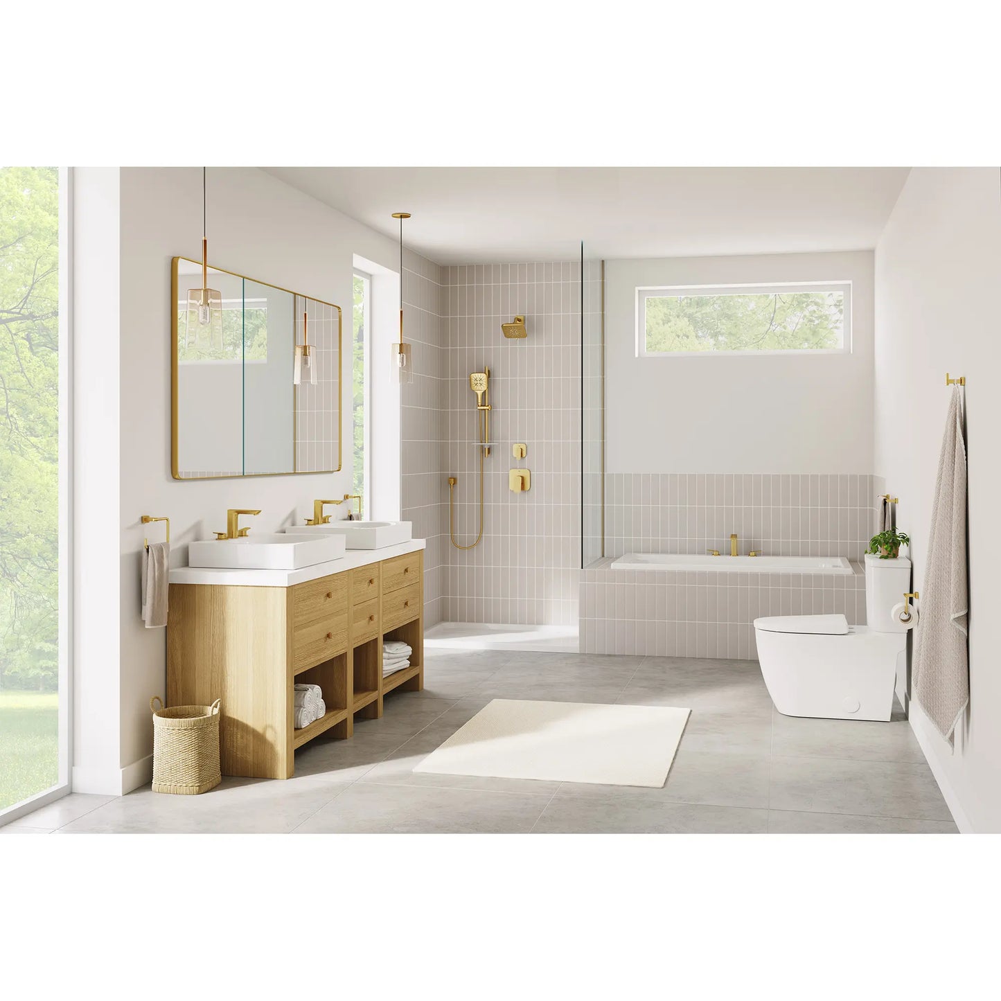 Essence Two-Piece Right Height Elongated Single Flush Toilet 1.28 Gpf