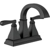 Lakewood Centerset Bathroom Faucet 2L Faucet - Matte Black