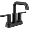 Nicoli Centerset Bathroom Faucet 2L - Matte Black