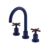 Rubinet Widespread Lav. Set. (less drain) Midnight Blue