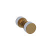 Rubinet Shower Door Knob (set) Satin Gold