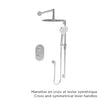 Baril Complete thermostatic pressure balanced shower kit without handle
