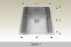 Bosco 260017 17" Stainless Steel Undermount Kitchen Sink