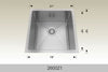 Bosco 260021 21" Stainless Steel Undermount Kitchen Sink
