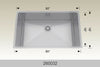 Bosco 260032 32" Stainless Steel Undermount Kitchen Sink
