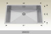 Bosco 260033 33" Stainless Steel Single Bowl Kitchen Sink