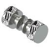 Rubinet Shower Door Knob (set) Satin Nickel