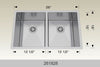 Bosco 261828 28" Stainless Steel Undermount Kitchen Sink