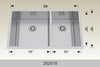 Bosco 262818 28" Stainless Steel Double Bowl Kitchen Sink