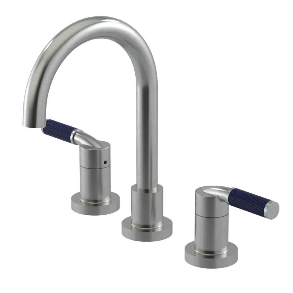 Rubinet Widespread Lav. Set. (less drain) Satin Nickel