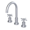 Rubinet Widespread Kitchen Set with LaSalle Spout Satin Chrome