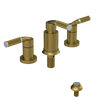Rubinet Bidet Fitting with Spray, Diverter, and Vacum Breaker (Less Drain) Antique Brass Matt