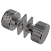 Rubinet Shower Door Knob (set) Polished Nickel