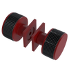 Rubinet Shower Door Knob (set) Maroon