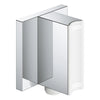 GROHE Rainshower Aqua Dual Spray Stick Handshower w/Magnetic Holder 1.75 GPM (6.6 L/min) – 10509