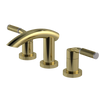 Rubinet Widespread Lav. Set. (less drain) Natural Brass