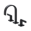 Rubinet Widespread Lav. Set. (less drain) Matt Black