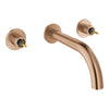 GROHE Atrio New Atrio 2-Handle Wall Mount Faucet without Handles, 1.2 GPM (4.5L.min) – 20663 Brushed Warm Sunset
