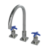 Rubinet Widespread Kitchen Set Satin Nickel